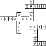 Bible Promise Criss Cross Puzzles: 30 Fun Puzzles that will Encourage and Inspire (Bible Promises Criss Cross) ~ Chip Helgrin