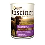 Instinct Grain-Free Rabbit Formula Canned Dog Food by Nature's Variety, 13.2-Ounce Cans