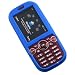 Crystal Hard Rubberized BLUE Cover Case for Samsung Gravity 2 T469 T-Mobile + Blue Swivel Belt Clip [WCP70]