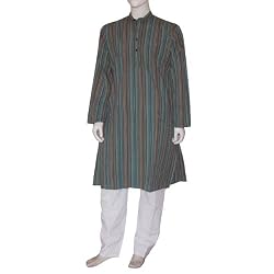 Kurta Pyjama Mens Casual Fashion of India Yoga Dress Chest :40 inches (gkp628a)