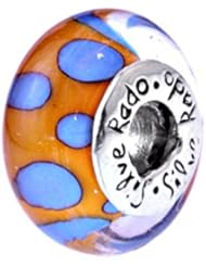 SilveRado(tm) SM06 Murano Glass Private Dancer  Bead / Charm