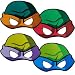 Search : Party Supplies - Teenage Mutant Ninja Turtles Masks (8)