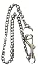 Metal Clip Keyring With Chain Per Dz