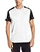 adidas Men's Running Shorts Sleeve Tee, X-Large, White/Black