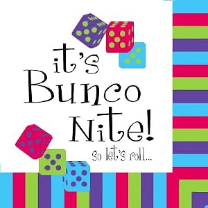 Bunco Nite Cocktail Napkins