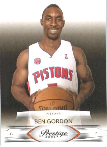 2009 /10 Panini Prestige Basketball Card # 12 Ben Gordon Detroit Pistons Mint Condition- Shipped In Protective Screwdown Display Case!