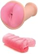 Fleshy Light Titty Titty Bang Bang and Back Door Power Stroker Male Masturbator and Pocket Pussy - 2 Pack