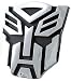 Transformers Autobots Logo 3D Car Hood Ornament / Decal