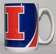 Illinois Fighting Illini 15oz Jumbo C-Handle Vortex Mug