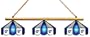 Imperial Toronto Blue Jays Licensed Three Shade Stained Glass Billiard Table Lamp