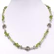 Handmade Peridot & Silver Necklace