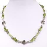 EXP Handmade Peridot & Silver Necklace