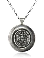 Pyrrha Sterling Silver Mini Vanity Large Locket Necklace