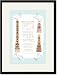 Black Framed/Matted Print 17x23, Stoles and Tippets
