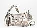 Coach Signature Poppy Groovy Shoulder Crossbody Bag Purse 13833 Platinum