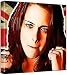 Kristen Stewart - Pop Art Print (Multicolour; Grungy Union Jack Background) 30 x 30 x 2 cm Medium Square Deep Box Canvas