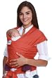 Moby Wrap Original 100% Cotton Baby Carrier, Sienna