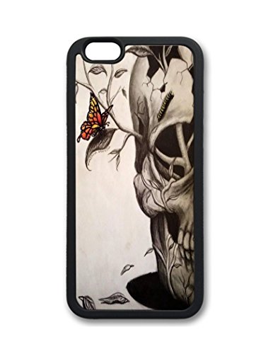 Fantastic Faye PC Material Skull Cute Hot Selling Top Quality Special Design Fire Flowers Motobike Guitar Cell Phone Cases For iPhone 6 No.8