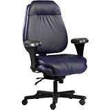 Neutral Posture Leather Pillow Top Big And Tall Management Chair