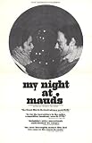 My Night at Maud's Movie Poster (27 x 40 Inches - 69cm x 102cm) (1969) -(Ruth Livier)(Nicholas Gonzalez)(Daniel Zacapa)(Marisol Nichols)(Mauricio Mendoza)(Tony Plana)