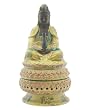 Ceramic Kuan Yin Statue Incense Burner