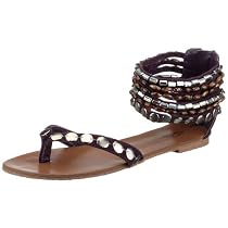 Buffalo 218910 js suede, Damen Sandalen/Zehentrenner