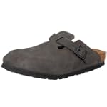 Birkenstock Boston Nubukleder, Zoccol...