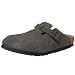 Birkenstock Boston Nubukleder, Unisex Clogs