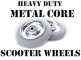 Metal Core Scooter Wheels 100mm SILVER Heavy Duty RAZOR