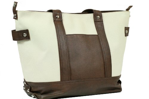 Phyn&egrave;s Paris Shopper / Handtasche in Creme