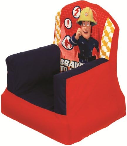 My GN. BRAND NEW WORLDS APART CHILDRENS COSY INFLATABLE AND DEFLATABLE BEDROOM CHAIR (fireman sam)