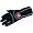 Castelli 2008/09 Pioggia Full Finger Winter Cycling Gloves - Black - K7576-010 (M)