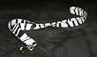 Zebra Print Keychain Lanyard