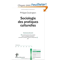 Sociologie des pratiques culturelles