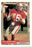 1992 Topps Joe Montana Football Card #719 - Shipped In Protective Display Case!