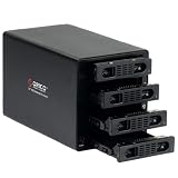 4-Bay 3.5 " SATA HDD Hard Drive Enclosure (USB3.0+eSATA+Firewire) RAID + Clone