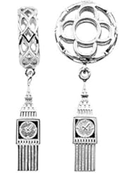 Storywheel® Big Ben Dangle Bead / Charm in 925 Sterling Silver