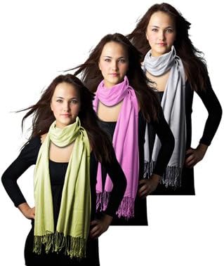 Hollywood Solid Pashmina Scarf