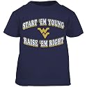 West Virginia Mountaineers Navy Blue Toddler Start 'Em Young T-shirt