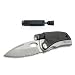 Tool Logic SLP1 Slpro1, Multifunction Folding Knife Plus Hands-Free Magnetic Flashlight And Signal Whistle, Silver