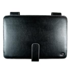Executive Leather Case for MSI Wind U100 10-Inch Mini Netbook - Compatible with 3Cell and 6Cell Extended Battery (MSI Wind U100 Laptop NOT included)