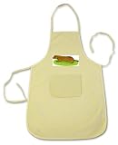 100% Cotton Apron with image: squirrel, rodent, ferret, animal