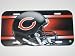 CHICAGO BEARS Officially Licensed Team Colored Logo Plastic LICENSE PLATE