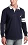Nautica Men's Solid Rugby Shirt,Navy,Medium