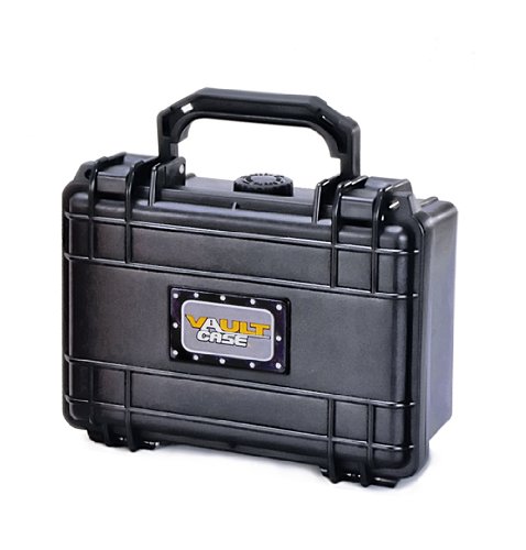 Vault Case Waterproof Airtight Case, Black, 7-Inch