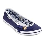 Mantaray- Navy triple bow detail pumps- 5