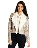 Chaus Women's Metallic Faux Shearling Jacket