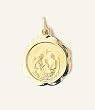 10 Kt Gold Religious Medal - Baptism - 10Kt Gold Chain - Premium Box