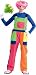 Adult Clown Overalls Costume - Adult Std.