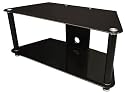 Black 2 Shelf TV Stand for up to 42 inch TVs